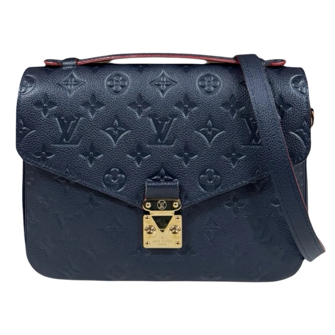 LOUIS VUITTON SHOULDER BAG MONOGRAM ANN PLATT: LOUIS VUITTON Shoulder Bag Monogram Ann Platt Brand: LOUIS VUITTON Type/Style: Shoulder Bag Material: Exterior Material Monogram Ann Platt Color: Exterior color Marine Rouge Size: W9.4 x H7.5 x D2.8in