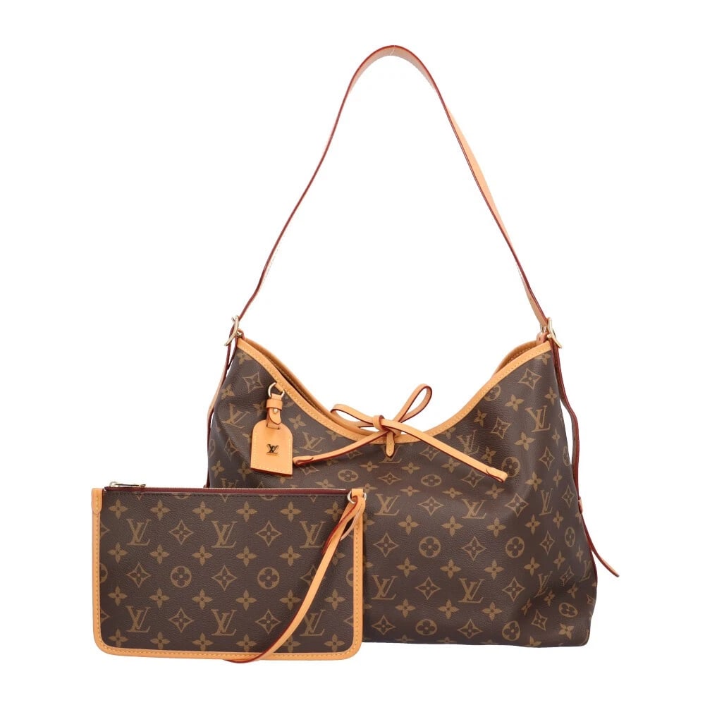 LOUIS VUITTON SHOULDER BAG MONOGRAM CANVAS: LOUIS VUITTON Shoulder Bag Monogram canvas Brand: LOUIS VUITTON Type/Style: Shoulder Bag Material: Exterior Material Monogram canvas Color: Exterior color Brown Size: W15.4 x H12.2 x D6.3inch Acce