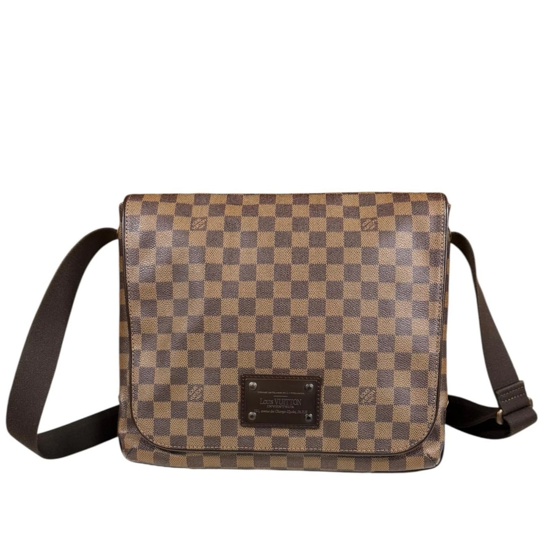 LOUIS VUITTON SHOULDER BAG CROSS BODY DAMIER CANVAS: LOUIS VUITTON Shoulder Bag Cross Body Damier canvas Brand: LOUIS VUITTON Type/Style: Shoulder Bag Material: Exterior Material Damier canvas Color: Exterior color Brown Size: W12.6 x H11.0 x D2.8inch