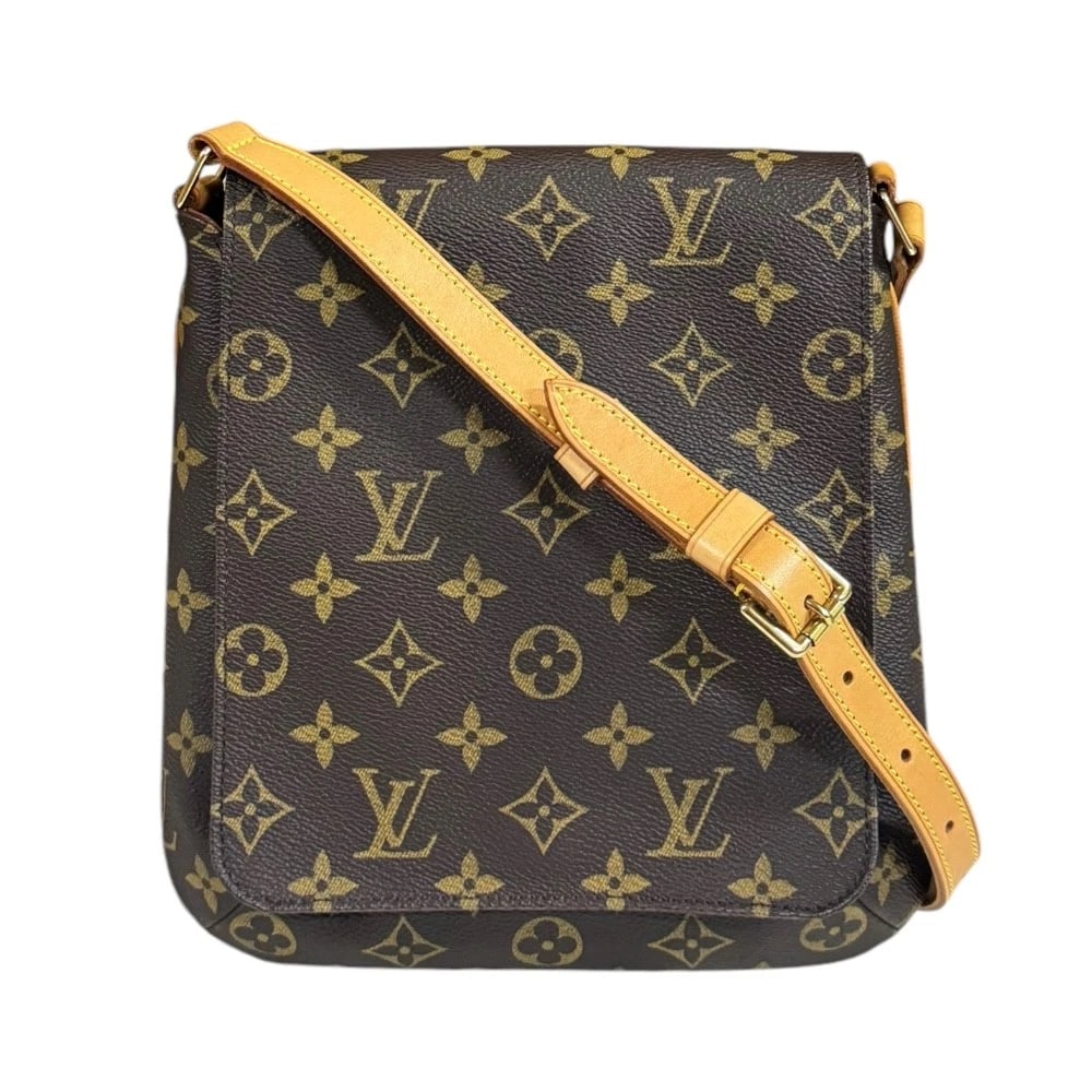 LOUIS VUITTON SHOULDER BAG CROSS BODY MONOGRAM MUDGET SALSA: LOUIS VUITTON Shoulder Bag Cross Body Monogram Mudget Salsa Brand: LOUIS VUITTON Type/Style: Shoulder Bag Material: Exterior Material Monogram canvas Color: Exterior color Brown Size: W9.1 x H9.6 x D0