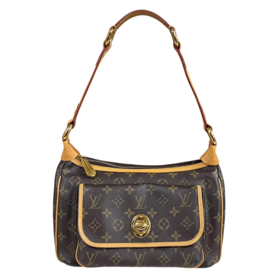 LOUIS VUITTON SHOULDER BAG MONOGRAM CANVAS: LOUIS VUITTON Shoulder Bag Monogram canvas Brand: LOUIS VUITTON Type/Style: Shoulder Bag Material: Exterior Material Monogram canvas Color: Exterior color Brown Size: W11.8 x H7.5 x D5.1inch Acces