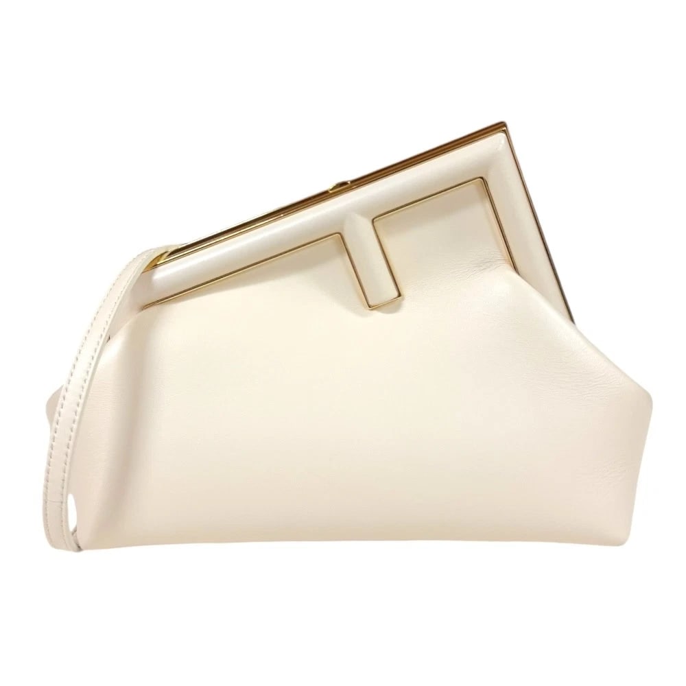FENDI SHOULDER BAG CROSS BODY: FENDI Shoulder Bag Cross Body Brand: FENDI Type/Style: Shoulder Bag Material: Exterior Material leather Color: Exterior color white Size: W10.6 x H7.1 x D3.5inch Accessories: None Accessor
