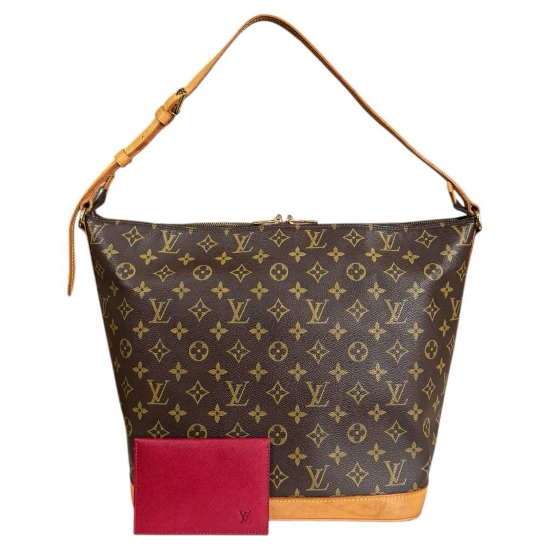 LOUIS VUITTON SHOULDER BAG MONOGRAM CANVAS: LOUIS VUITTON Shoulder Bag Monogram canvas Brand: LOUIS VUITTON Type/Style: Shoulder Bag Material: Exterior Material Monogram canvas Color: Exterior color Brown Size: W11.8 x H11.8 x D7.1inch Acce