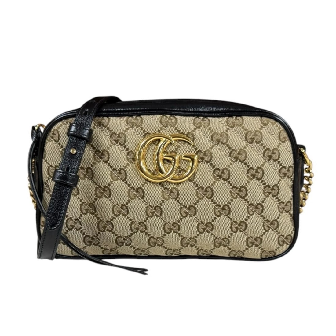 GUCCI SHOULDER BAG CROSS BODY GG CANVAS: GUCCI Shoulder Bag Cross Body GG canvas Brand: GUCCI Type/Style: Shoulder Bag Material: Exterior Material GG canvas Color: Exterior color black Size: W9.4 x H5.9 x D2.8inch Accessories: None
