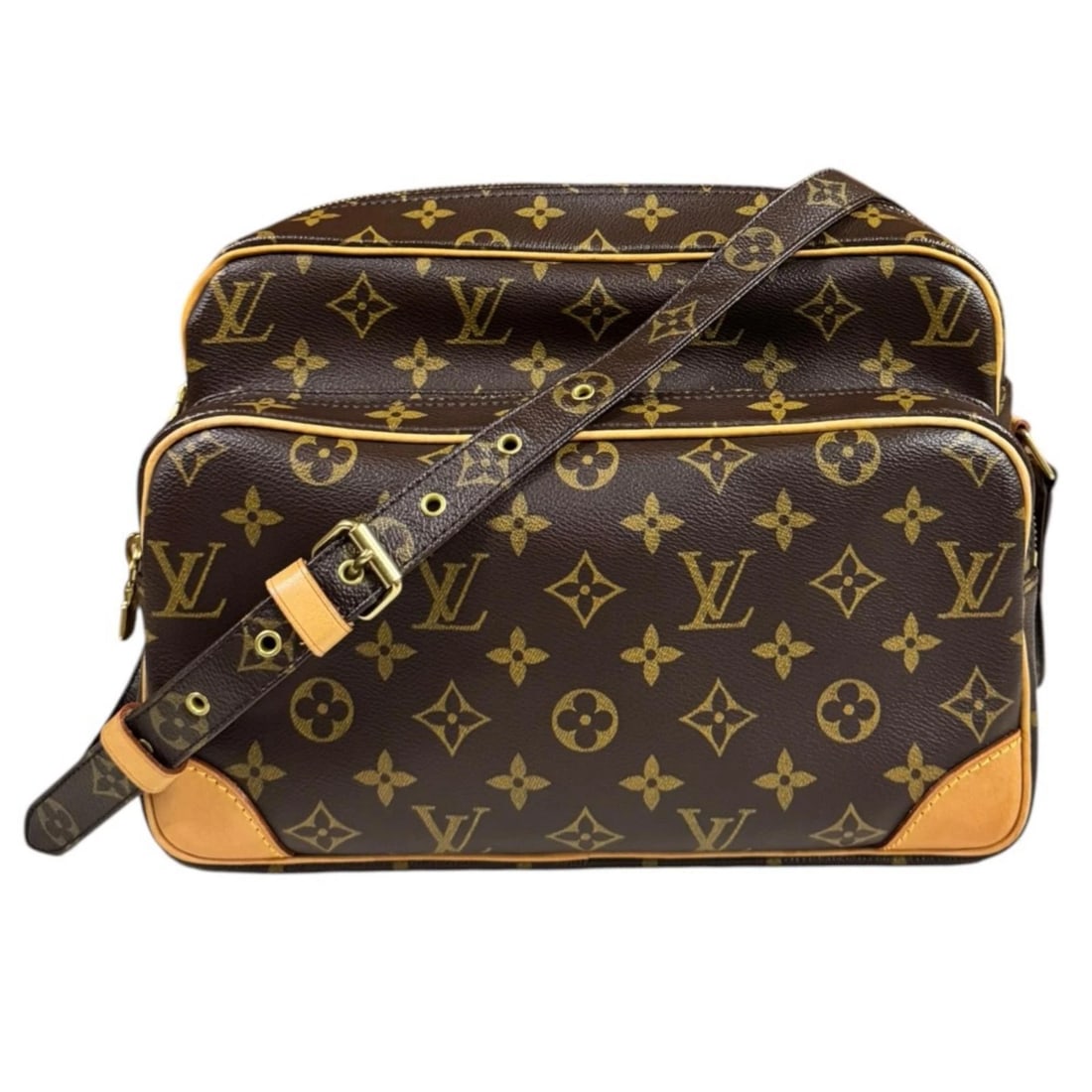 LOUIS VUITTON SHOULDER BAG CROSS BODY MONOGRAM CANVAS: LOUIS VUITTON Shoulder Bag Cross Body Monogram canvas Brand: LOUIS VUITTON Type/Style: Shoulder Bag Material: Exterior Material Monogram canvas Color: Exterior color Brown Size: W11.0 x H7.9 x