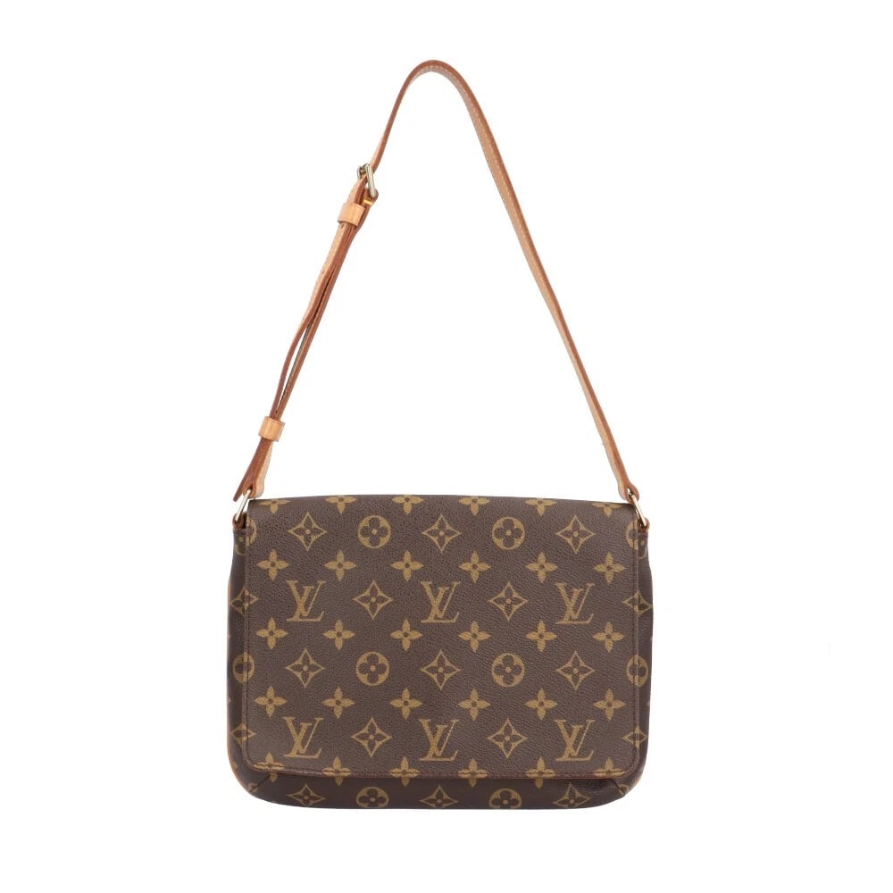 LOUIS VUITTON SHOULDER BAG MONOGRAM CANVAS: LOUIS VUITTON Shoulder Bag Monogram canvas Brand: LOUIS VUITTON Type/Style: Shoulder Bag Material: Exterior Material Monogram canvas Color: Exterior color Brown Size: W9.4 x H6.7 x D2.2inch Access