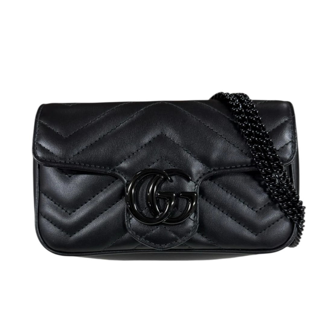 GUCCI SHOULDER BAG CROSS BODY LEATHER: GUCCI Shoulder Bag Cross Body leather Brand: GUCCI Type/Style: Shoulder Bag Material: Exterior Material leather Color: Exterior color black Size: W6.7 x H3.9 x D2.0inch Accessories: None Accessories