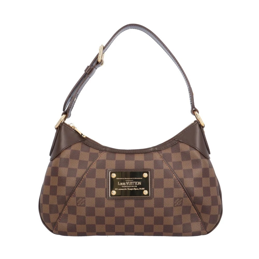 LOUIS VUITTON SHOULDER BAG DAMIER CANVAS: LOUIS VUITTON Shoulder Bag Damier canvas Brand: LOUIS VUITTON Type/Style: Shoulder Bag Material: Exterior Material Damier canvas Color: Exterior color Brown Size: W13.0 x H7.9 x D2.2inch Accessories: