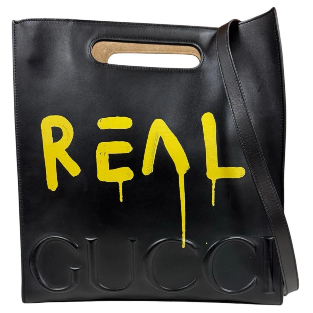 GUCCI SHOULDER BAG LEATHER 2WAY GHOST: GUCCI Shoulder Bag leather 2Way ghost Brand: GUCCI Type/Style: Shoulder Bag Material: Exterior Material leather Color: Exterior color yellow Size: W13.8 x H15.0 x D4.7inch Accessories: None