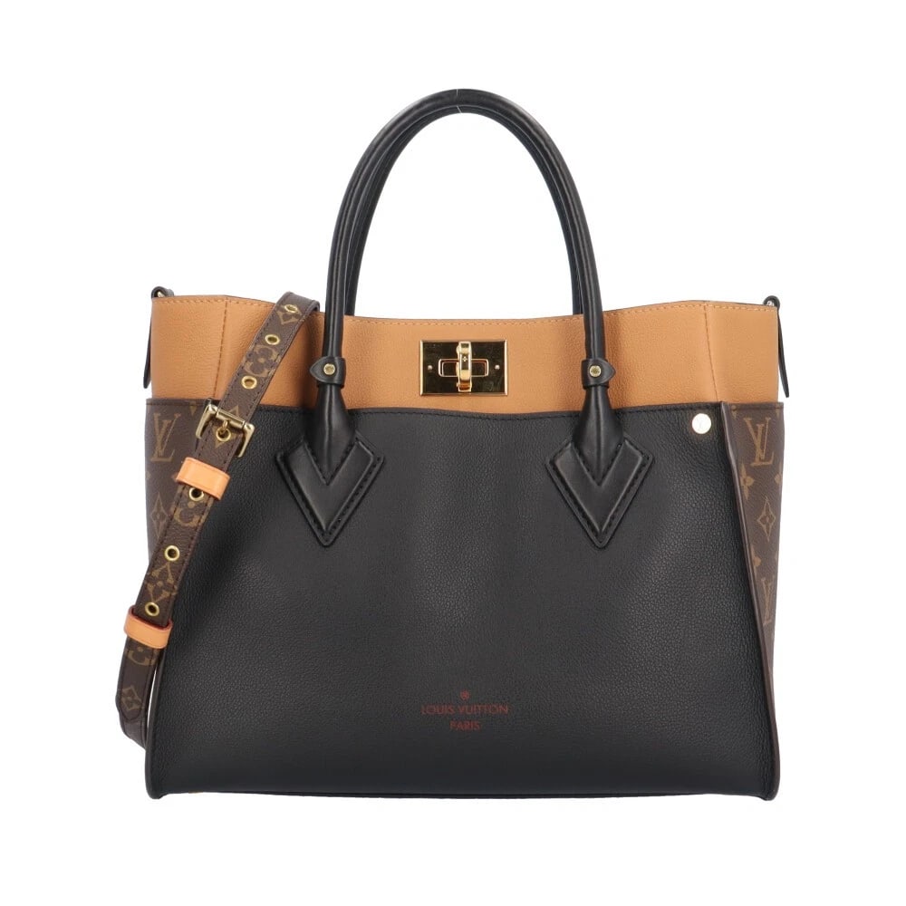 LOUIS VUITTON SHOULDER BAG LEATHER MONOGRAM: LOUIS VUITTON Shoulder Bag leather Monogram Brand: LOUIS VUITTON Type/Style: Shoulder Bag Material: Exterior Material leather Color: Exterior color Brown Size: W12.0 x H5.5 x D5.5inch Handle:14.6inch 