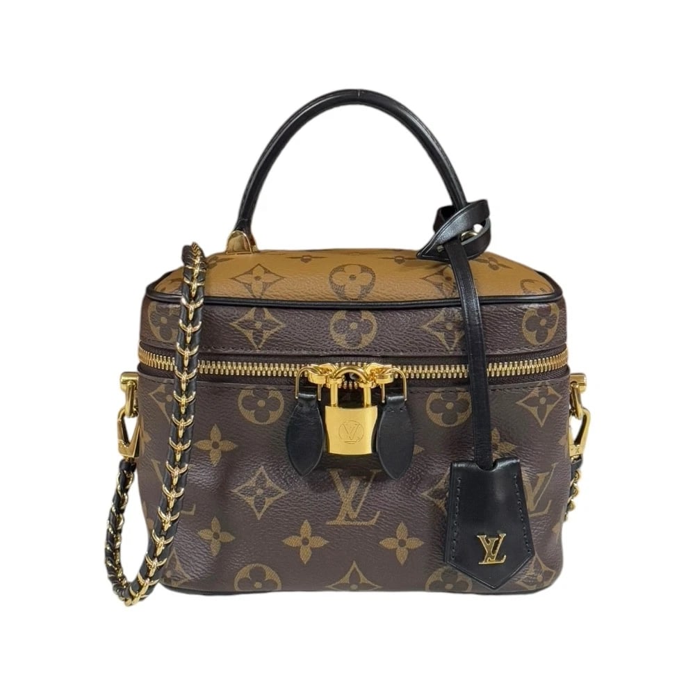 LOUIS VUITTON SHOULDER BAG MONOGRAM REVERSE: LOUIS VUITTON Shoulder Bag Monogram reverse Brand: LOUIS VUITTON Type/Style: Shoulder Bag Material: Exterior Material Monogram reverse Color: Exterior color Brown Size: W7.3 x H4.1 x D4.3inch Handle:6