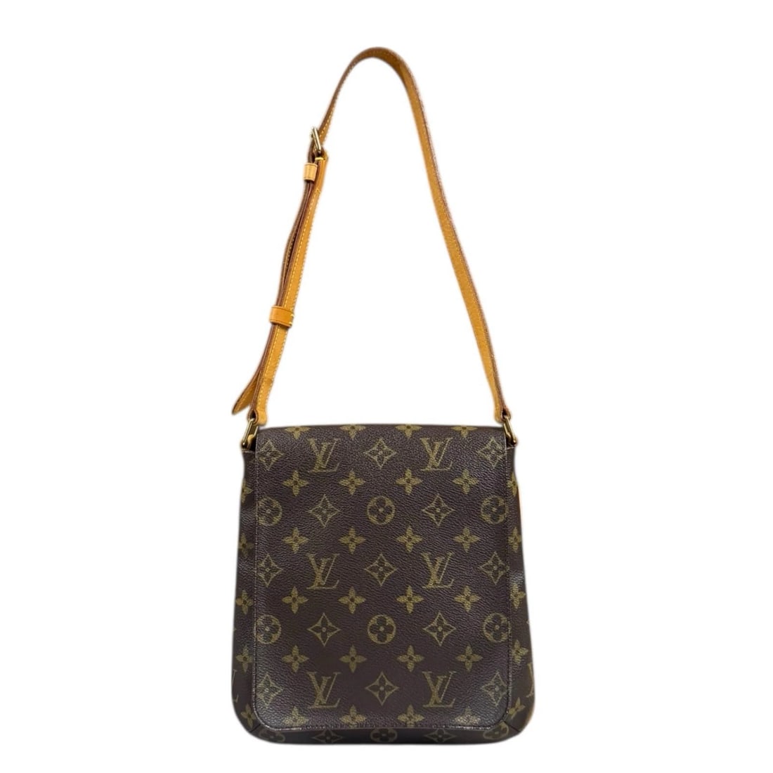 LOUIS VUITTON SHOULDER BAG MONOGRAM CANVAS: LOUIS VUITTON Shoulder Bag Monogram canvas Brand: LOUIS VUITTON Type/Style: Shoulder Bag Material: Exterior Material Monogram canvas Color: Exterior color Brown Size: W9.1 x H9.4 x D2.0inch Access