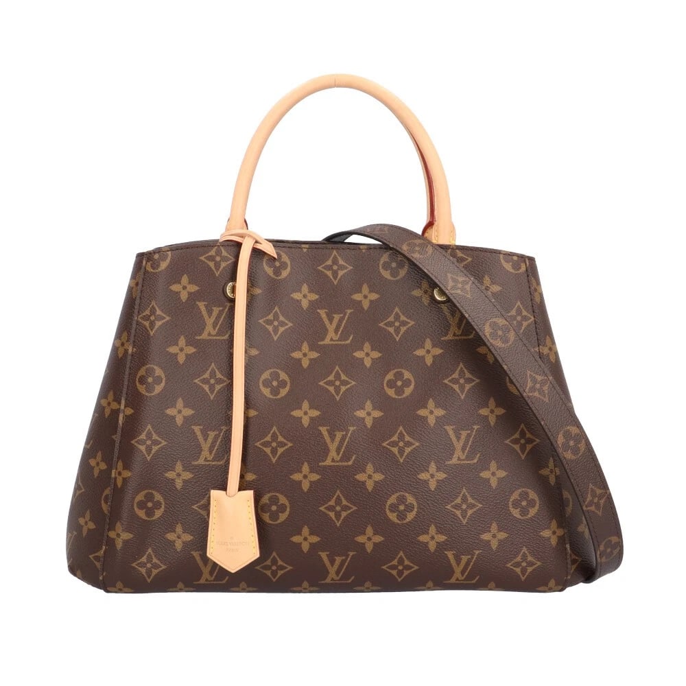 LOUIS VUITTON SHOULDER BAG MONOGRAM CANVAS: LOUIS VUITTON Shoulder Bag Monogram canvas Brand: LOUIS VUITTON Type/Style: Shoulder Bag Material: Exterior Material Monogram canvas Color: Exterior color Brown Size: W10.2 x H8.9 x D5.1inch Handle:12