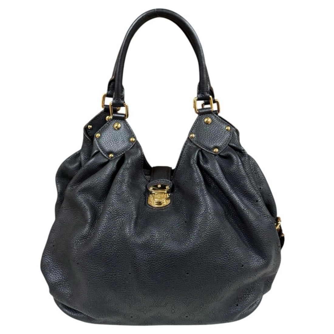 LOUIS VUITTON SHOULDER BAG MONOGRAM MAHINA: LOUIS VUITTON Shoulder Bag Monogram Mahina Brand: LOUIS VUITTON Type/Style: Shoulder Bag Material: Exterior Material Monogram Mahina Color: Exterior color Noir Size: W13.4 x H13.6 x D6.3inch