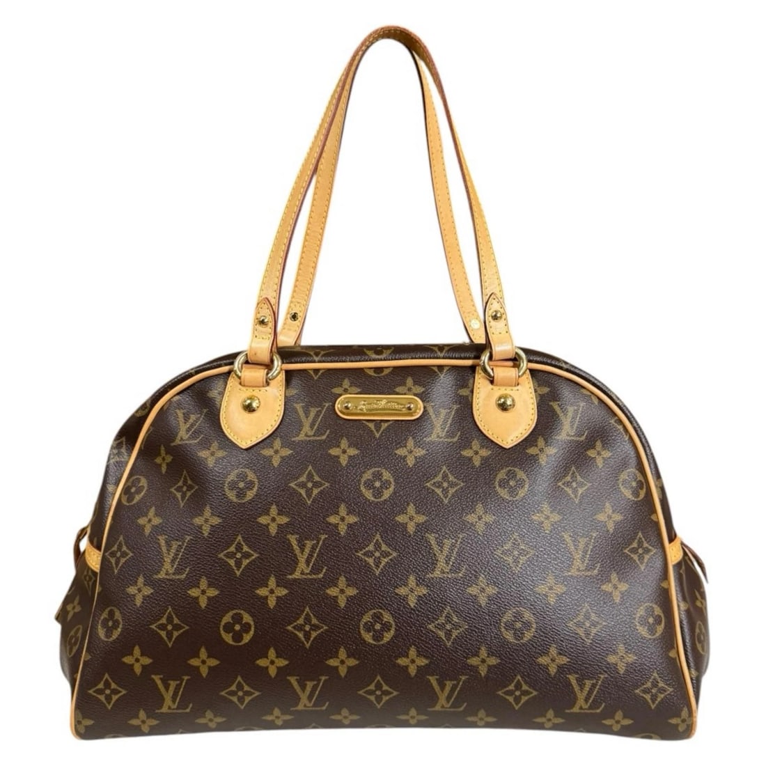 LOUIS VUITTON SHOULDER BAG MONOGRAM CANVAS: LOUIS VUITTON Shoulder Bag Monogram canvas Brand: LOUIS VUITTON Type/Style: Shoulder Bag Material: Exterior Material Monogram canvas Color: Exterior color brown Size: W14.6 x H9.8 x D6.3inch Acces