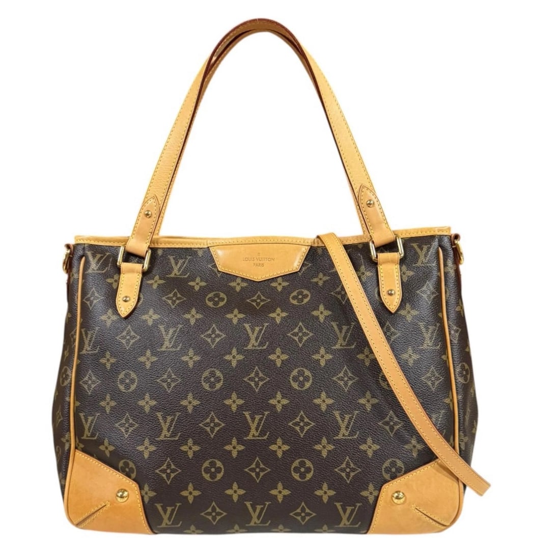 LOUIS VUITTON SHOULDER BAG MONOGRAM CANVAS: LOUIS VUITTON Shoulder Bag Monogram canvas Brand: LOUIS VUITTON Type/Style: Shoulder Bag Material: Exterior Material Monogram canvas Color: Exterior color brown Size: W14.6 x H11.4 x D5.9inch Handle:2