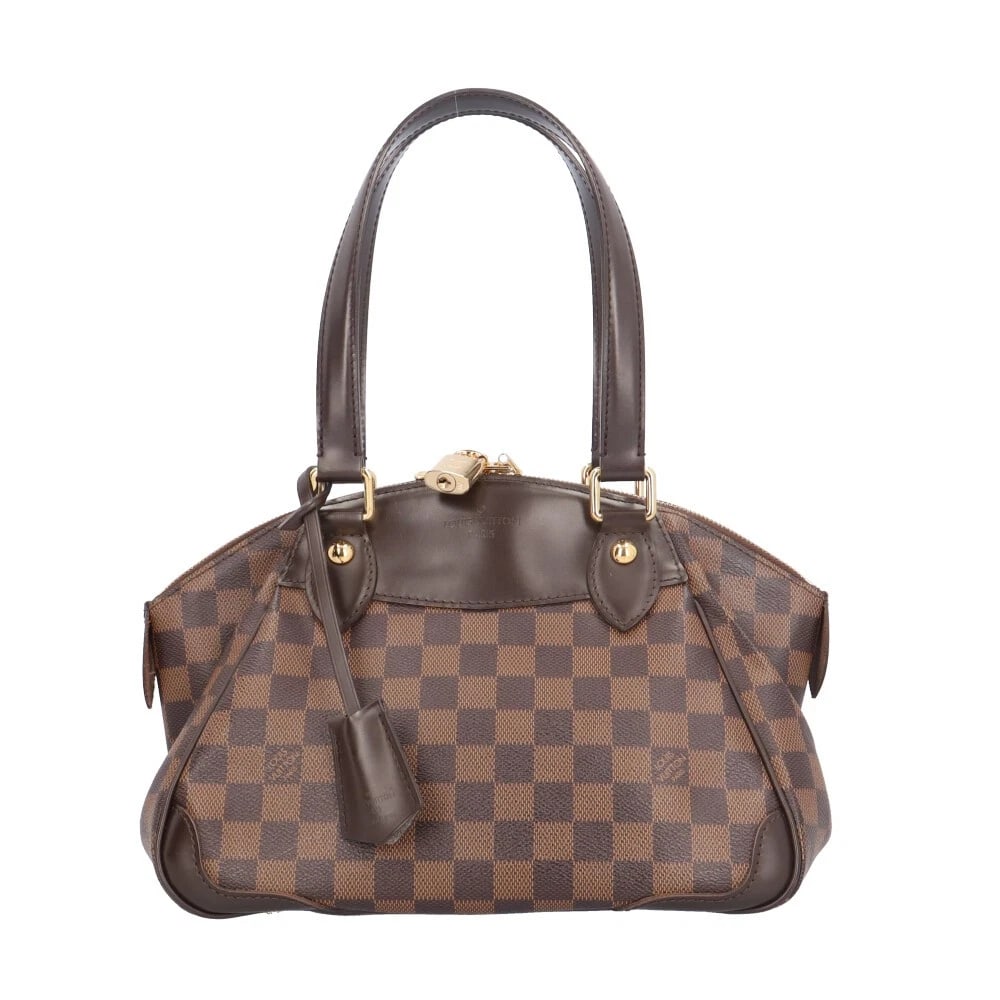 LOUIS VUITTON HANDBAG DAMIER CANVAS: LOUIS VUITTON Handbag Damier canvas Brand: LOUIS VUITTON Type/Style: Handbag Material: Exterior Material Damier canvas Color: Exterior color brown Size: W10.6 x H8.3 x D6.7inch Handle:18.1inch