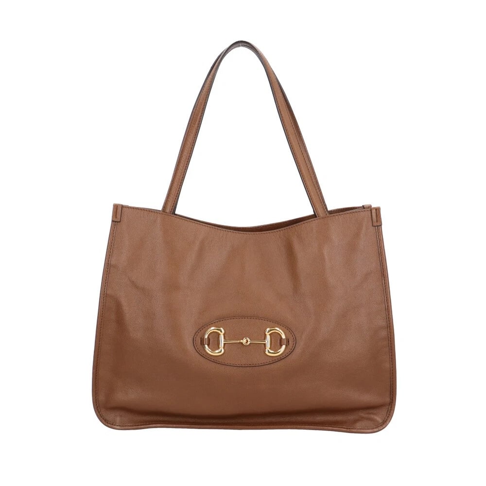 GUCCI TOTE BAG LEATHER: GUCCI Tote Bag leather Brand: GUCCI Type/Style: Tote Bag Material: Exterior Material leather Color: Exterior color brown Size: W13.0 x H10.6 x D5.5inch Accessories: None Accessories Notice: When