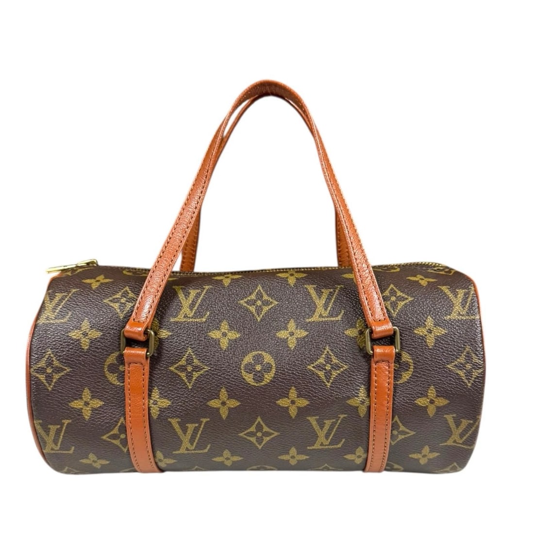 LOUIS VUITTON HANDBAG MONOGRAM CANVAS: LOUIS VUITTON Handbag Monogram canvas Brand: LOUIS VUITTON Type/Style: Handbag Material: Exterior Material Monogram canvas Color: Exterior color brown Size: W10.2 x H5.1 x D5.1inch Handle:15.4inch