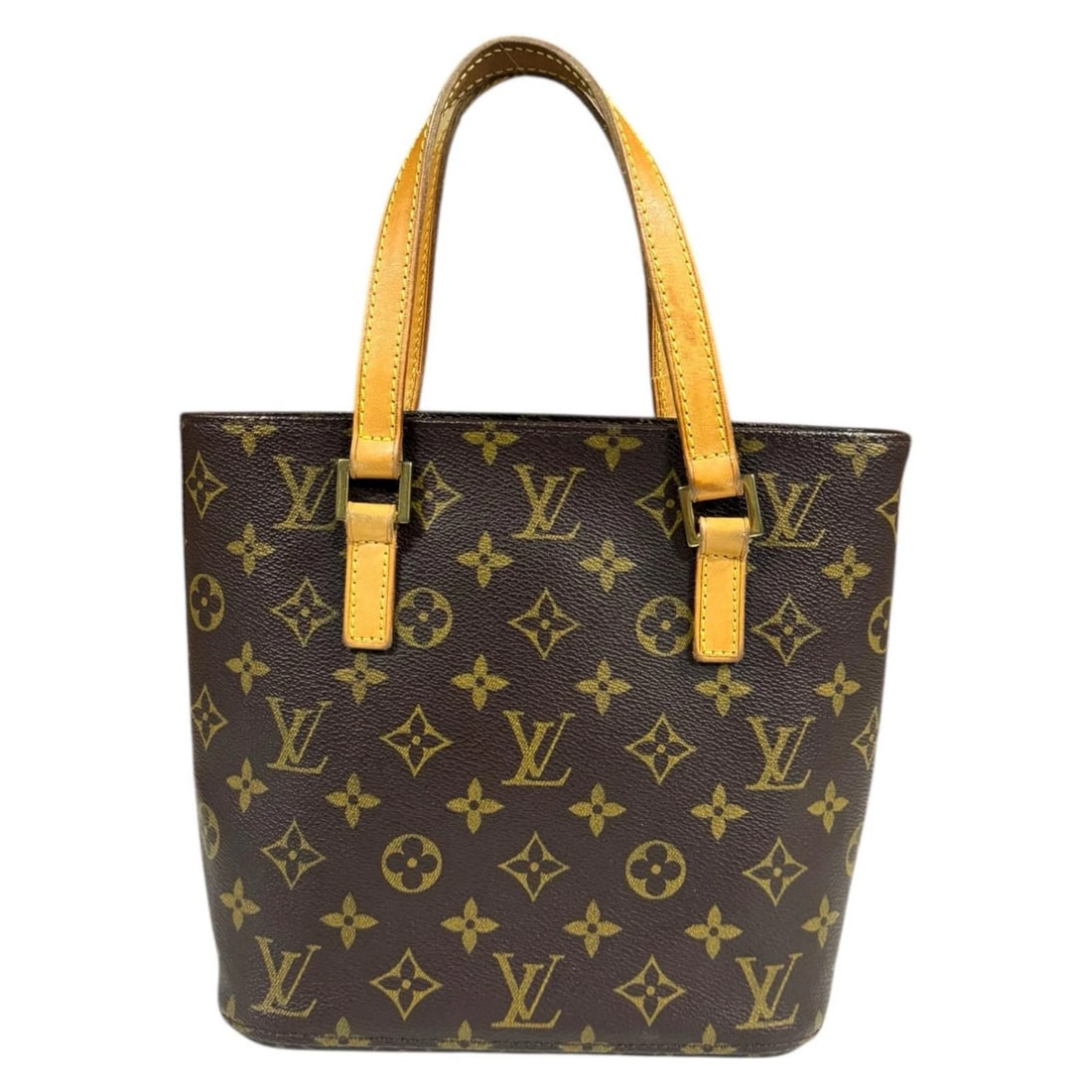LOUIS VUITTON HANDBAG MONOGRAM CANVAS VAVAN PM: LOUIS VUITTON Handbag Monogram canvas Vavan PM Brand: LOUIS VUITTON Type/Style: Handbag Material: Exterior Material Monogram canvas Color: Exterior color Brown Size: W8.1 x H8.1 x D3.3inch Handle:14.0