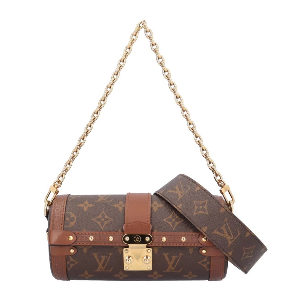 LOUIS VUITTON SHOULDER BAG MONOGRAM CANVAS 2WAY: LOUIS VUITTON Shoulder Bag Monogram canvas 2way Brand: LOUIS VUITTON Type/Style: Shoulder Bag Material: Exterior Material Monogram canvas Color: Exterior color Brown Size: W7.9 x H3.7 x D3.7inch Handl