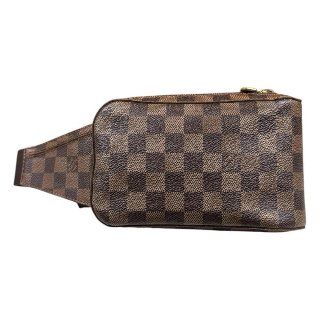 LOUIS VUITTON SLING BAG DAMIER CANVAS: LOUIS VUITTON Sling Bag Damier canvas Brand: LOUIS VUITTON Type/Style: Sling Bag Material: Exterior Material Damier canvas Color: Exterior color Brown Size: W7.9 x H4.5 x D1.6inch Accessories: Non