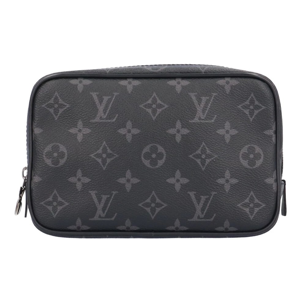 LOUIS VUITTON HANDBAG MONOGRAM ECLIPSE TRUE WALLET PM: LOUIS VUITTON Handbag Monogram Eclipse True Wallet PM Brand: LOUIS VUITTON Type/Style: Handbag Material: Exterior Material Monogram Eclipse Color: Exterior color black Size: W7.9 x H5.1inch Access