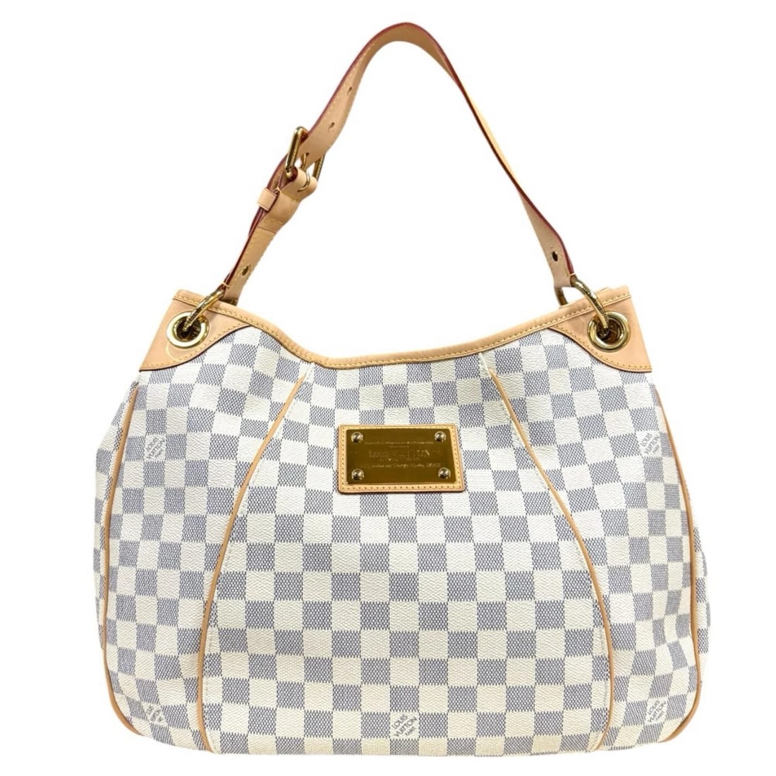 LOUIS VUITTON SHOULDER BAG DAMIER AZUR CANVAS: LOUIS VUITTON Shoulder Bag Damier Azur Canvas Brand: LOUIS VUITTON Type/Style: Shoulder Bag Material: Exterior Material Damier Azur Canvas Color: Exterior color white Size: W15.7 x H11.8 x D4.5inch