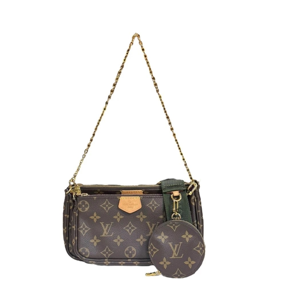 LOUIS VUITTON SHOULDERBAG MONOGRAM CANVAS: LOUIS VUITTON ShoulderBag Monogram canvas Brand: LOUIS VUITTON Type/Style: Shoulder Bag Material: Exterior Material Monogram canvas Color: Exterior color khaki Size: W9.3 x H5.1 x D1.4inch Accesso