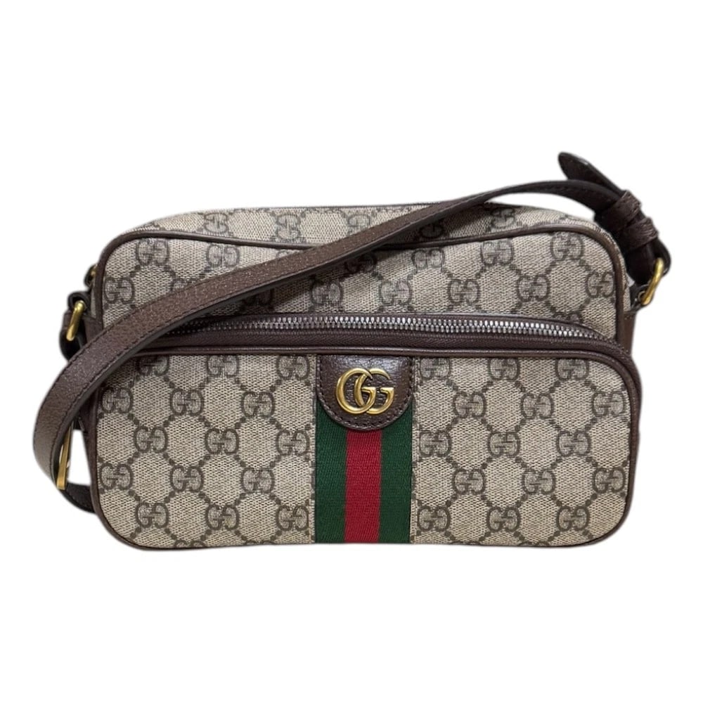 GUCCI SHOULDER BAG CROSS BODY GG SUPREME CANVAS: GUCCI Shoulder Bag Cross Body GG Supreme Canvas Brand: GUCCI Type/Style: Shoulder Bag Material: Exterior Material GG Supreme Canvas Color: Exterior color beige Size: W9.1 x H5.1 x D3.5inch