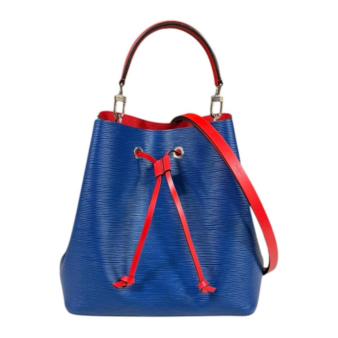 LOUIS VUITTON SHOULDER BAG EPI LEATHER 2WAY NEO NOE: LOUIS VUITTON Shoulder Bag Epi Leather 2way Neo Noe Brand: LOUIS VUITTON Type/Style: Shoulder Bag Material: Exterior Material Epi Leather Color: Exterior color green Size: W9.8 x H10.2 x D6.7inch Hand