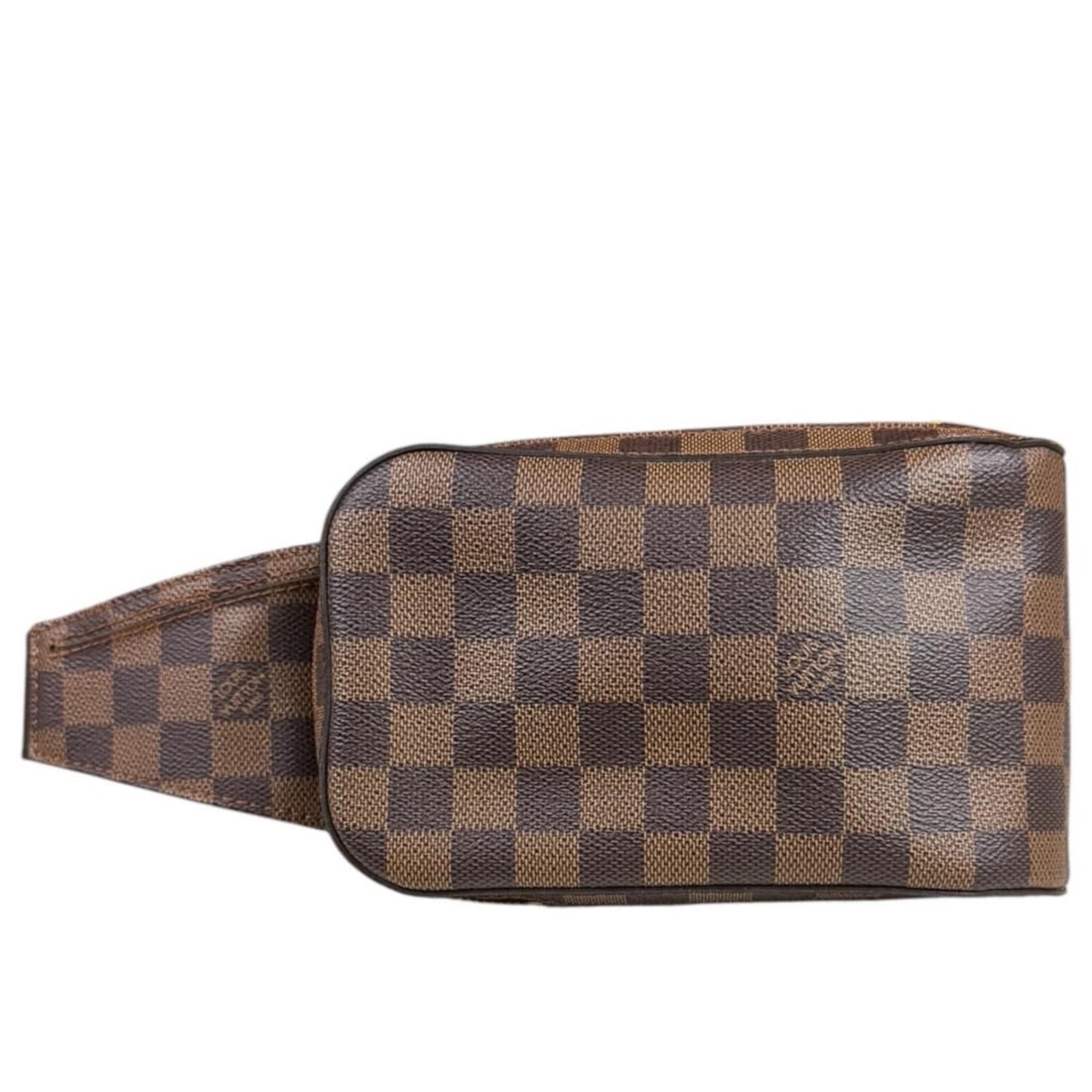 LOUIS VUITTON SLING BAG DAMIER CANVAS GERONIMOS: LOUIS VUITTON Sling Bag Damier canvas geronimos Brand: LOUIS VUITTON Type/Style: Sling Bag Material: Exterior Material Damier canvas Color: Exterior color brown Size: W7.9 x H4.5 x D2.0inch Access