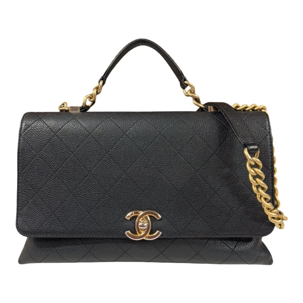 CHANEL SHOULDER BAG CROSS BODY 2WAY MATRASSE: CHANEL Shoulder Bag Cross Body 2WAY Matrasse Brand: CHANEL Type/Style: Shoulder Bag Material: Exterior Material Caviarskin Color: Exterior color black Size: W11.0 x H7.1 x D3.5inch Handle:8.7inch
