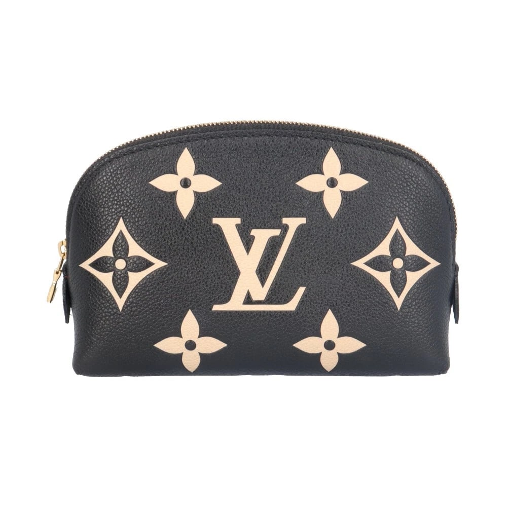 LOUIS VUITTON POUCH POCHETTE COSMETIC PM: LOUIS VUITTON Pouch Pochette Cosmetic PM Brand: LOUIS VUITTON Type/Style: Pouch Material: Exterior Material Bicolor Monogram Unplant Color: Exterior color beige Size: W6.7 x H4.5x D2.0inch Accesso