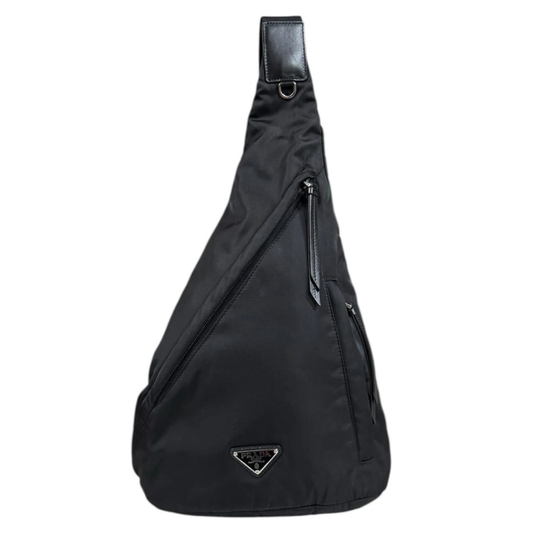 PRADA SHOULDER BAG RENYLON SLING BAG: PRADA Shoulder Bag Renylon Sling Bag Brand: PRADA Type/Style: Shoulder Bag Material: Exterior Material Renylon Color: Exterior color Nero Size: W9.4 x H16.5 x D3.5inch Accessories: None Ac