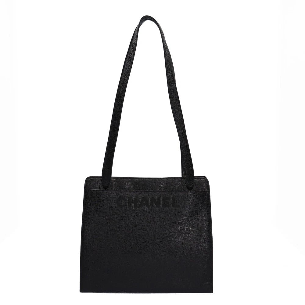 CHANEL TOTE BAG MATT CAVIAR SKIN: CHANEL Tote Bag Matt caviar skin Brand: CHANEL Type/Style: Tote Bag Material: Exterior Material Matte Caviarskin Color: Exterior color black Size: W11.8 x H10.0 x D4.3inch Accessories: None