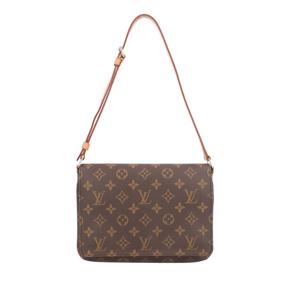 LOUIS VUITTON SHOULDER BAG MONOGRAM CANVAS: LOUIS VUITTON Shoulder Bag Monogram canvas Brand: LOUIS VUITTON Type/Style: Shoulder Bag Material: Exterior Material Monogram canvas Color: Exterior color brown Size: W9.8 x H7.1 x D2.6inch Access