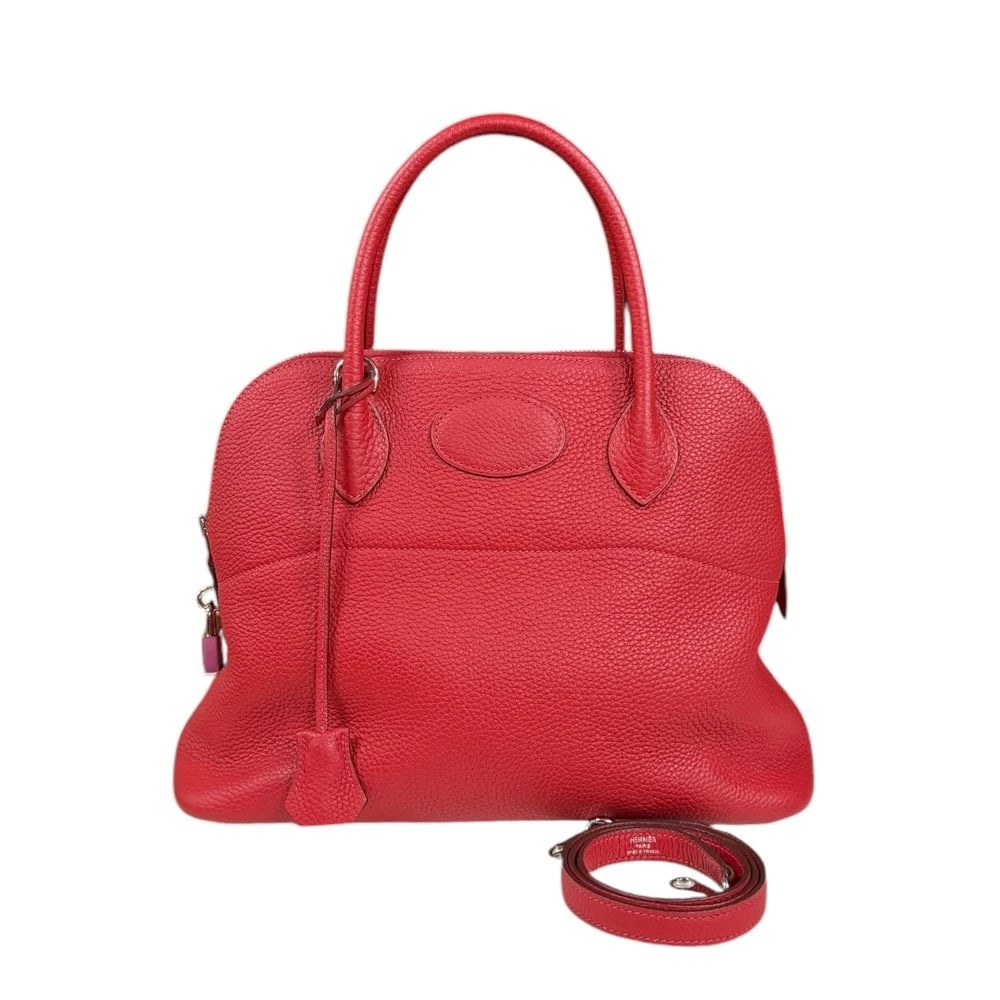 HERMES SHOULDER BAG CROSS BODY TAURILLON CLEMENCE: HERMES Shoulder Bag Cross Body Taurillon Clemence Brand: HERMES Type/Style: Shoulder Bag Material: Exterior Material Taurillon Clemence Color: Exterior color Rouge ash Size: W12.8 x H8.9 x D5.3inch