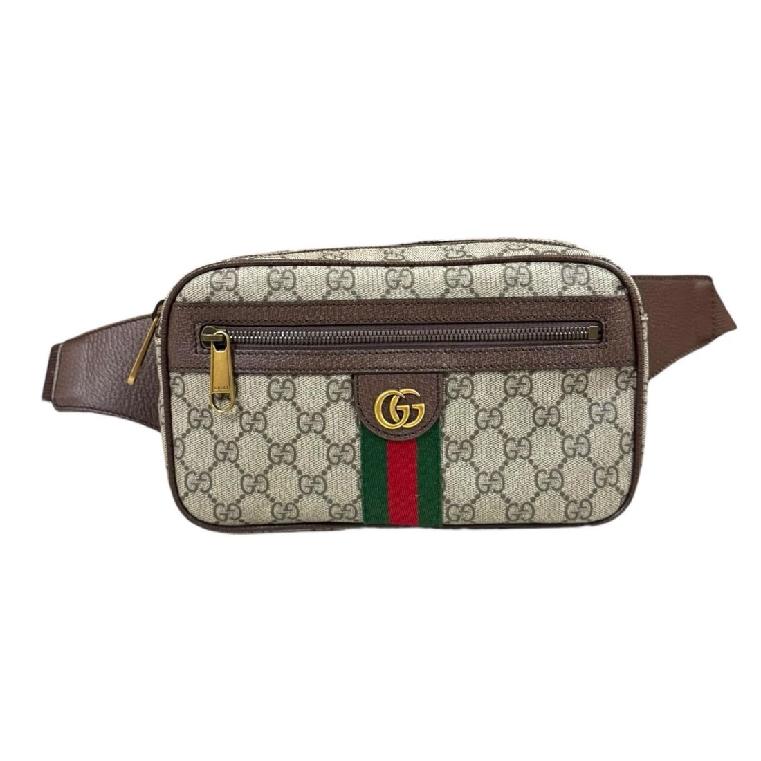 GUCCI SLING BAG GG SUPREME CANVAS GG BELT BAG: GUCCI Sling Bag GG Supreme Canvas GG belt bag Brand: GUCCI Type/Style: Sling Bag Material: Exterior Material GG Supreme Canvas Color: Exterior color brown Size: W9.4 x H5.5 x D2.2inch Accessories: