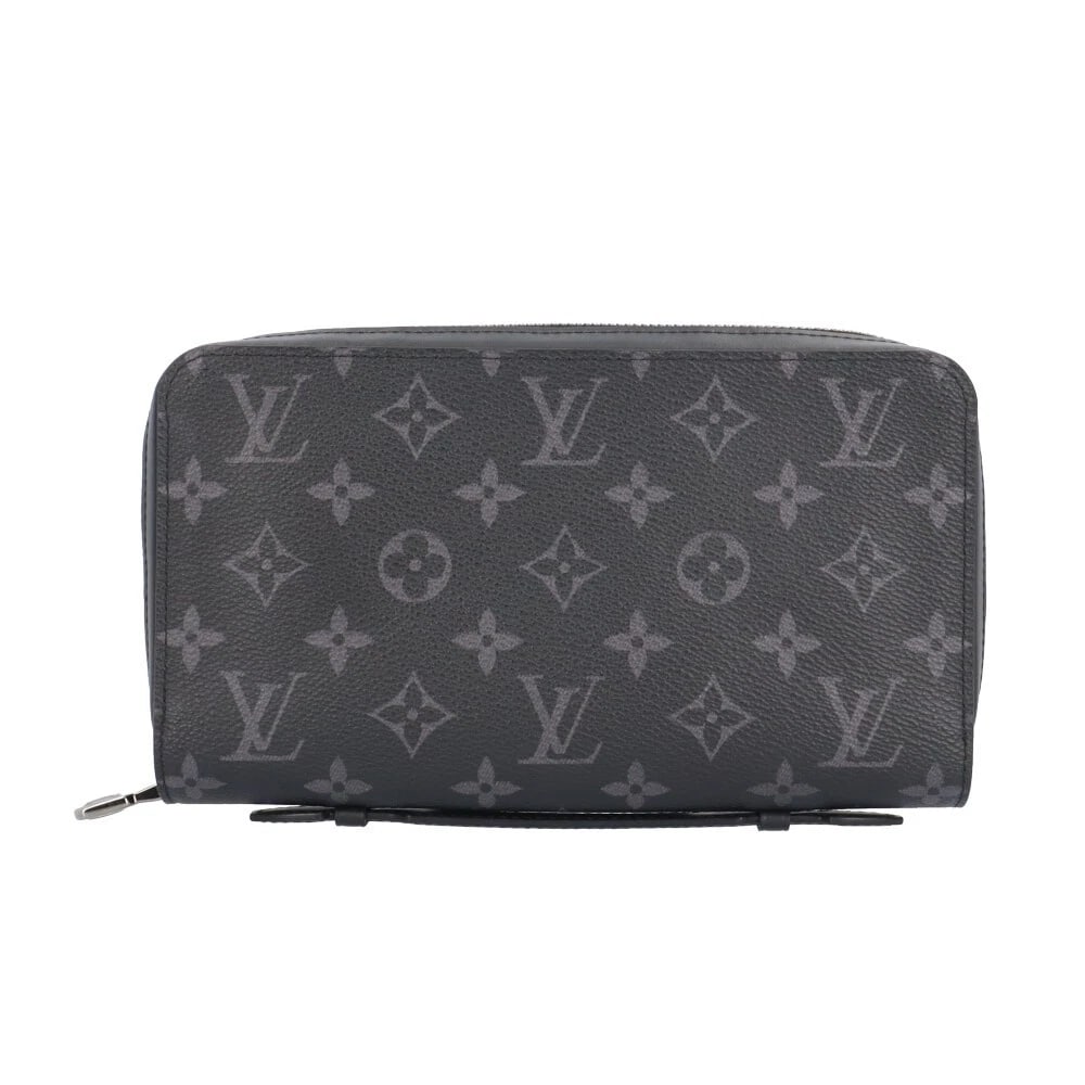 LOUIS VUITTON PURSE MONOGRAM ECLIPSE ZIPPY XL: LOUIS VUITTON purse Monogram Eclipse Zippy XL Brand: LOUIS VUITTON Type/Style: purse Material: Exterior Material Monogram Eclipse Color: Exterior color gray Size: W8.5 x H5.3x D1.8inch Accessories