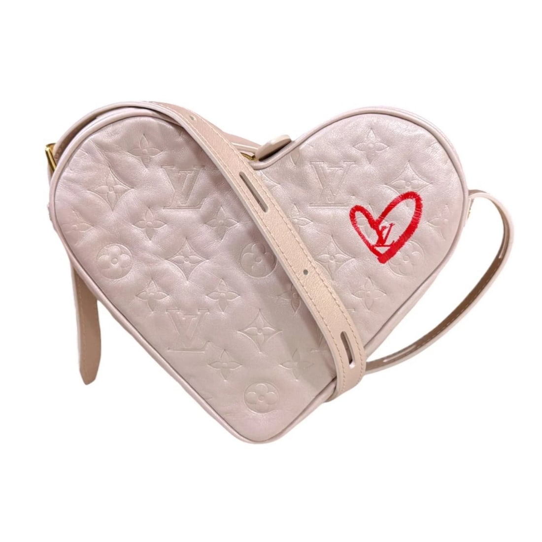 LOUIS VUITTON SHOULDER BAG CROSS BODY LEATHER SACK COOL: LOUIS VUITTON Shoulder Bag Cross Body leather sack cool Brand: LOUIS VUITTON Type/Style: Shoulder Bag Material: Exterior Material leather Color: Exterior color light pink Size: W8.7 x H7.5 x D2.8inch 