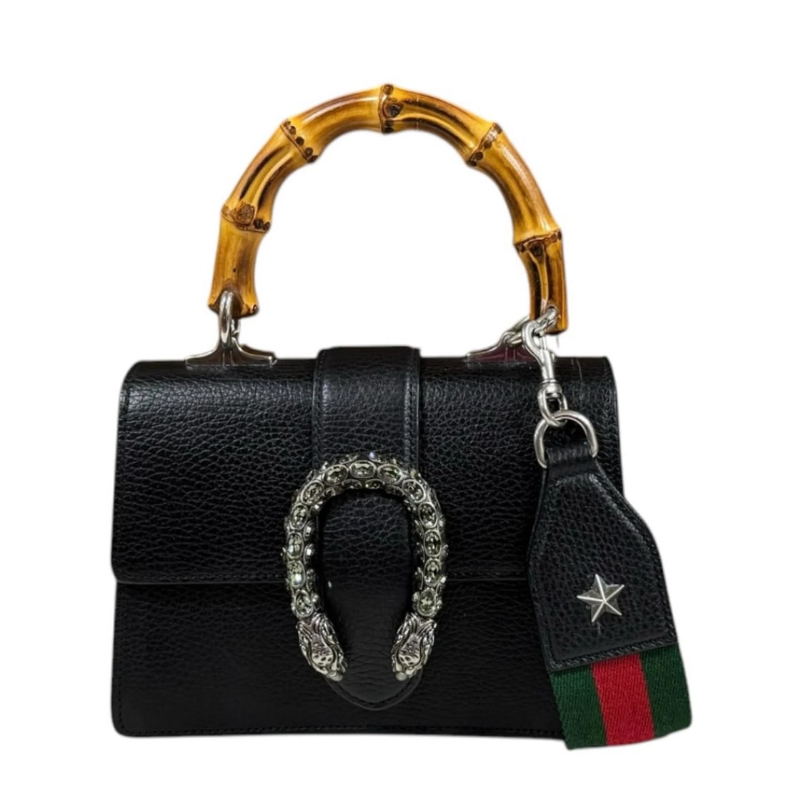 GUCCI SHOULDER BAG LEATHER 2WAY MINI TOP HANDLE BAG: GUCCI Shoulder Bag leather 2way Mini Top Handle Bag Brand: GUCCI Type/Style: Shoulder Bag Material: Exterior Material leather Color: Exterior color black Size: W7.9 x H5.5 x D3.1inch Handle:9.4inch