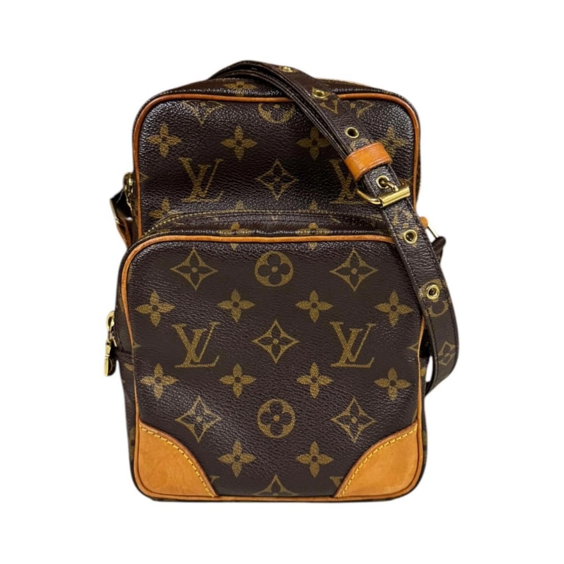 LOUIS VUITTON SHOULDER BAG CROSS BODY MONOGRAM CANVAS: LOUIS VUITTON Shoulder Bag Cross Body Monogram canvas Brand: LOUIS VUITTON Type/Style: Shoulder Bag Material: Exterior Material Monogram canvas Color: Exterior color brown Size: W5.9 x H8.3 x D3.5inch