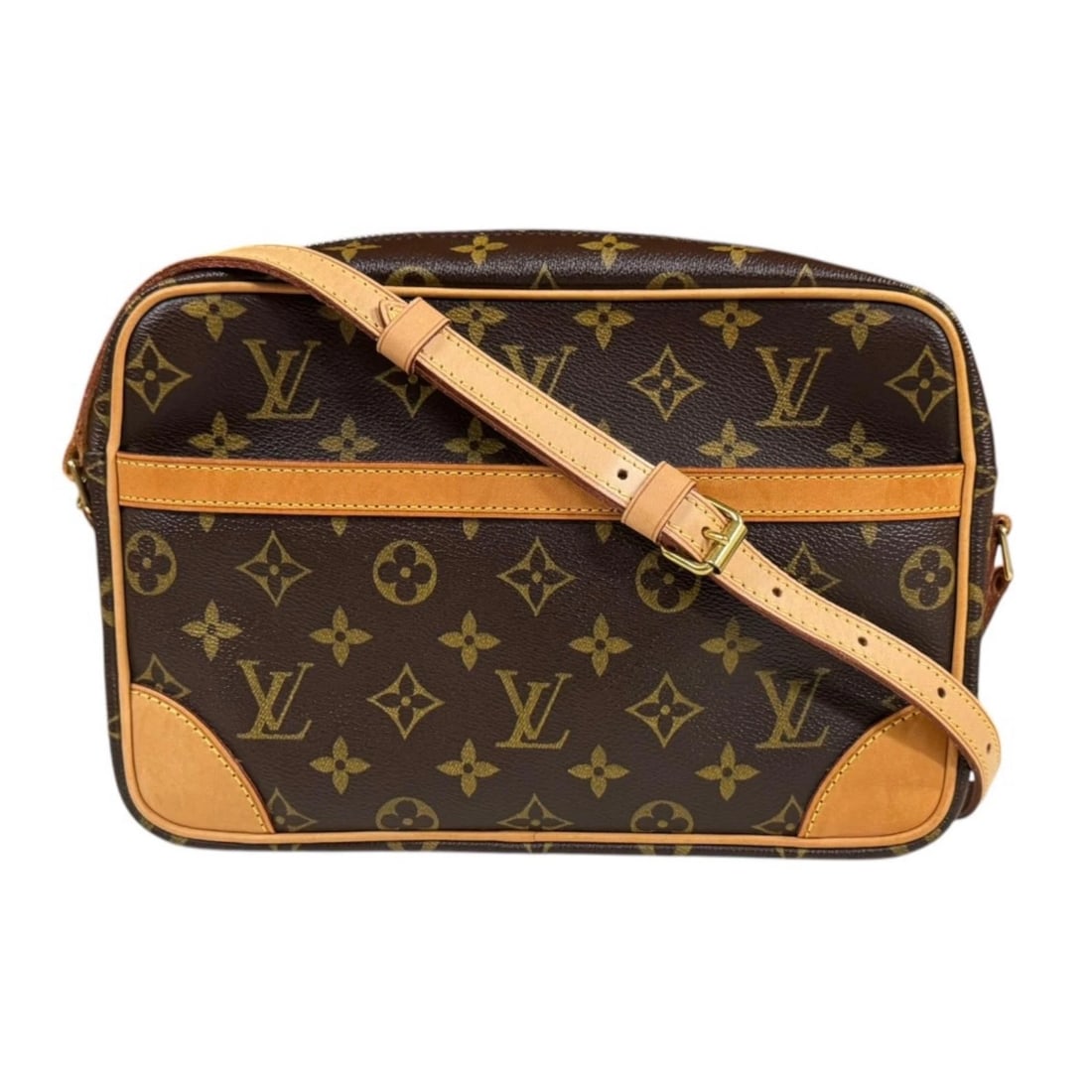 LOUIS VUITTON SHOULDER BAG CROSS BODY MONOGRAM CANVAS: LOUIS VUITTON Shoulder Bag Cross Body Monogram canvas Brand: LOUIS VUITTON Type/Style: Shoulder Bag Material: Exterior Material Monogram canvas Color: Exterior color brown Size: W10.6 x H7.5 x D2.6inc