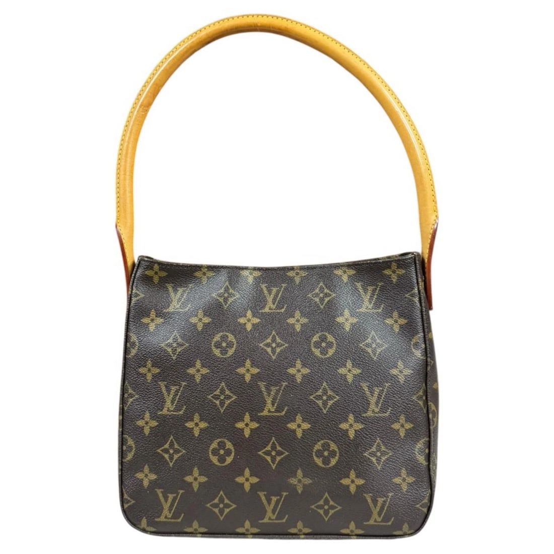 LOUIS VUITTON SHOULDER BAG MONOGRAM CANVAS LOOPING MM: LOUIS VUITTON Shoulder Bag Monogram canvas Looping MM Brand: LOUIS VUITTON Type/Style: Shoulder Bag Material: Exterior Material Monogram canvas Color: Exterior color brown Size: W9.4 x H8.7 x
