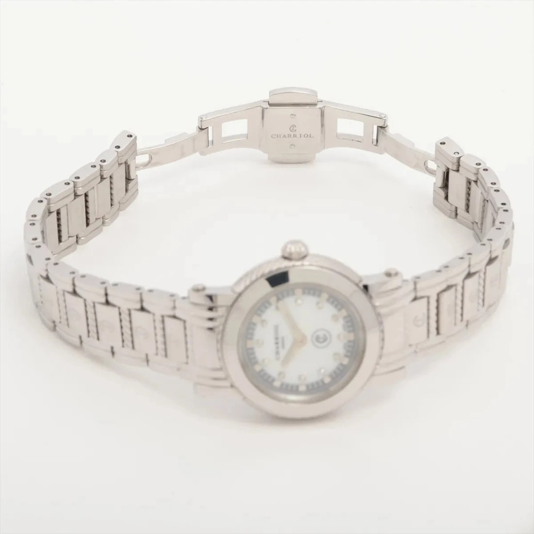 CHARRIOL SS QZ SHELL WATCH - 3