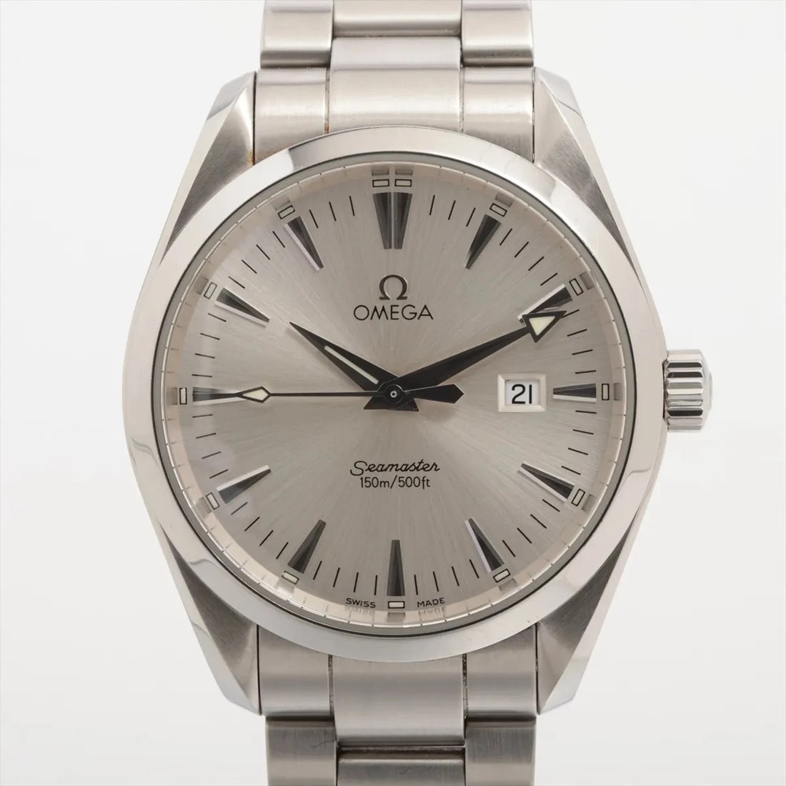 OMEGA SEAMASTER AQUA TERRA SS QZ SILVER WATCH (1 of 3)