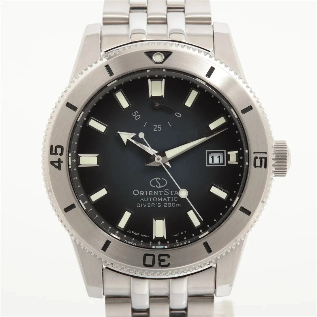 ORIENT STAR SS AT BLACK DIAL WATCH: Orient Star Ss At Black Dial Watch Brand: Orient Star Type/Style: Wristwatch Material: SS Color: Dial Color Black Size: Case:W1.6 x H1.6inch / W41 x H41 Circumference of Wrist:6.5inch / 16.5 Acces