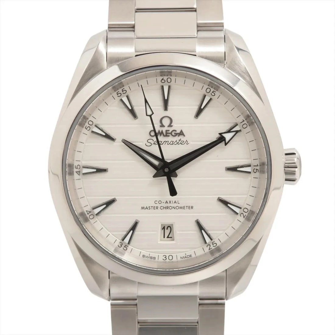 OMEGA SEAMASTER AQUA TERRA CO-AXIAL MASTER CHRONOMETER WATCH: Omega Seamaster Aqua Terra Co-Axial Master Chronometer Watch Brand: Omega Type/Style: Wristwatch Material: SS Color: Dial Color Silver Size: Case:W1.2 x H1.2inch / W38 x H38 Circumference of