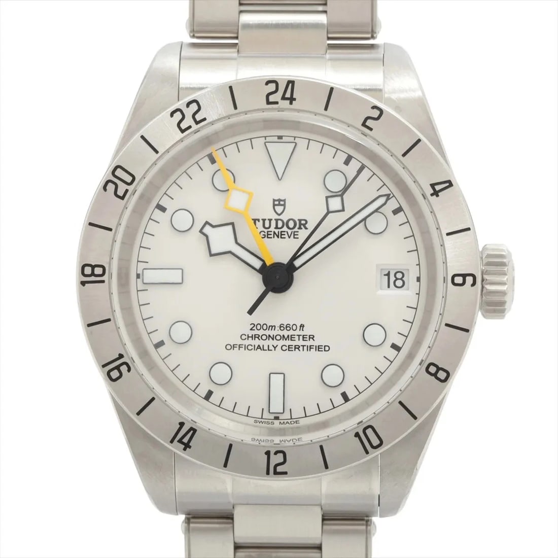 TUDOR BLACK BAY PROS SS AT SILVER WATCH: Tudor Black Bay Pros Ss At Silver Watch Brand: Tudor Type/Style: Wristwatch Material: SS Color: Dial Color Silver Size: Case:W1.2 x H1.2inch / W39 x H39 Circumference of Wrist:7.9inch / 20 Accesso